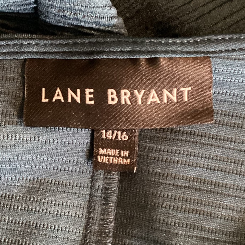 Lane Bryant Sleeveless Blue Dress Size 14/16 - Picture 5 of 7